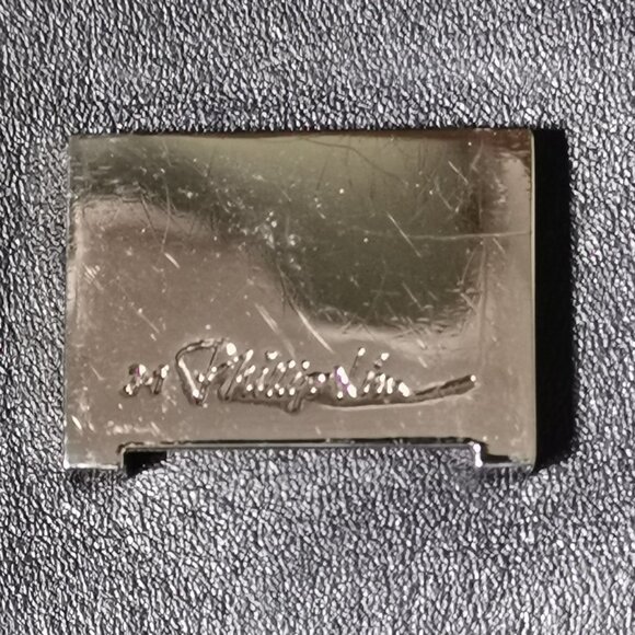 Black/Silver Organizer Crossbody EUC #243 - Picture 14 of 15